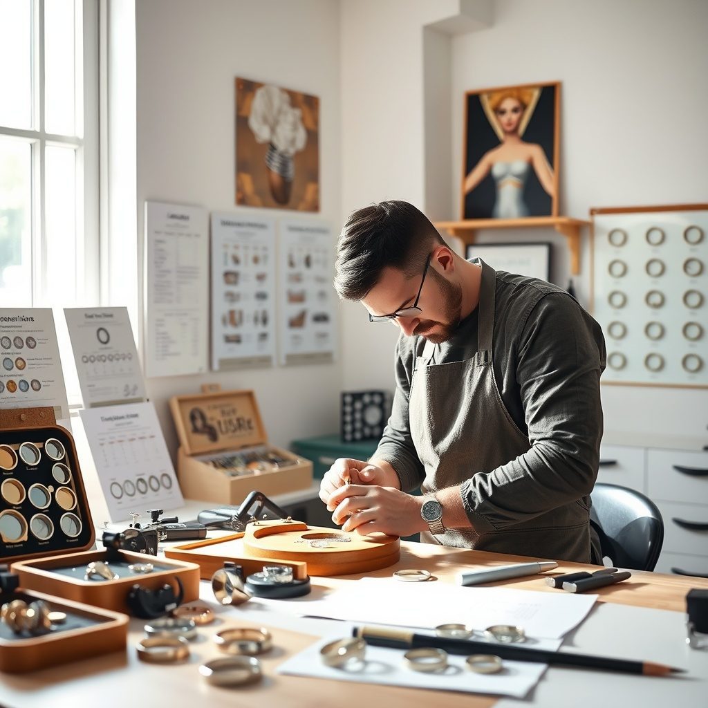 Custom jewelry design at Jewelset