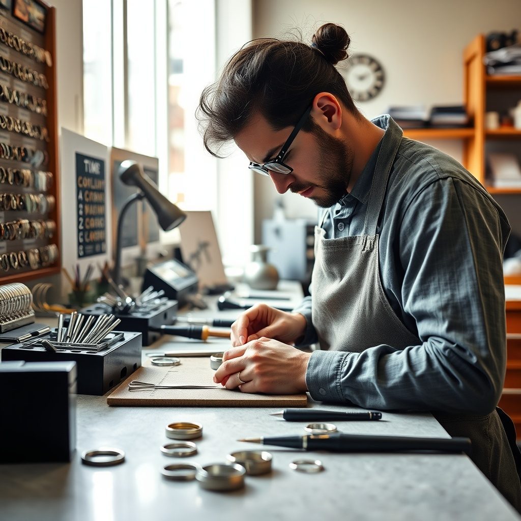 Custom jewelry design at Jewelset